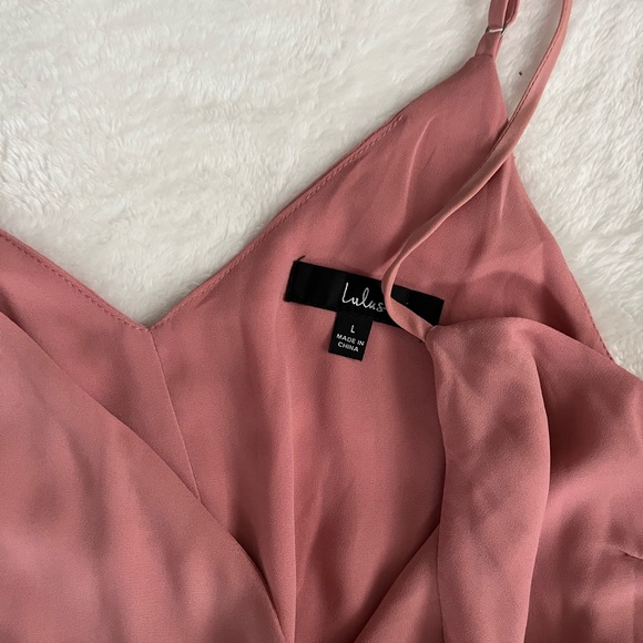 Lulu Mauve Wrap dress - Picture 3 of 3